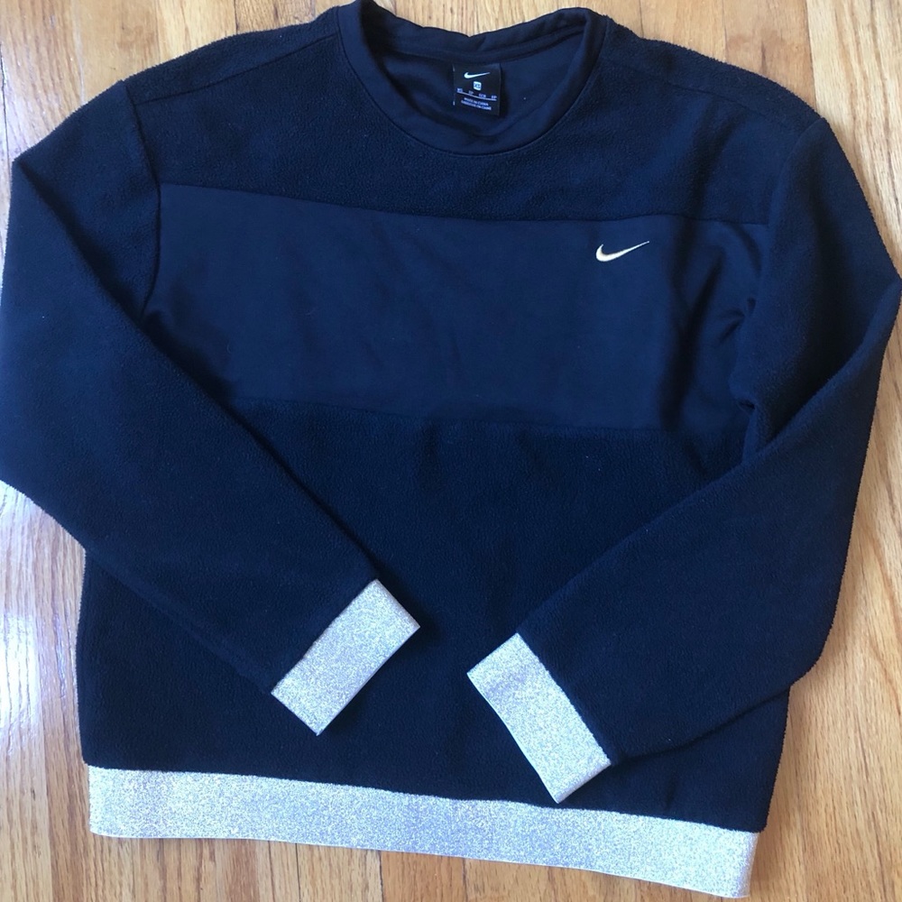 Bling Nike fleece type crewneck